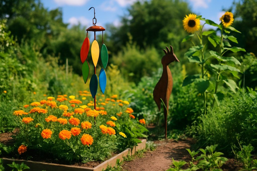 Gartendekoration 2026: Windspiele, Figuren & Metalldeko