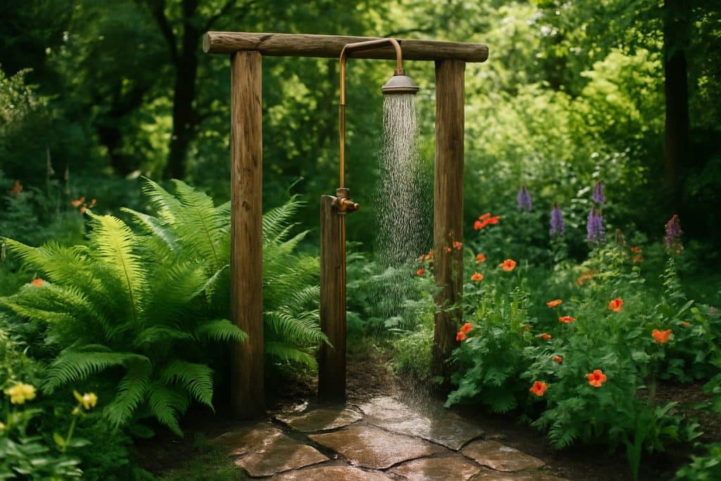 Gartendusche selber bauen