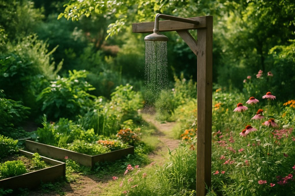Gartendusche Test 2026: Solar, Freistehend & Wandmontage