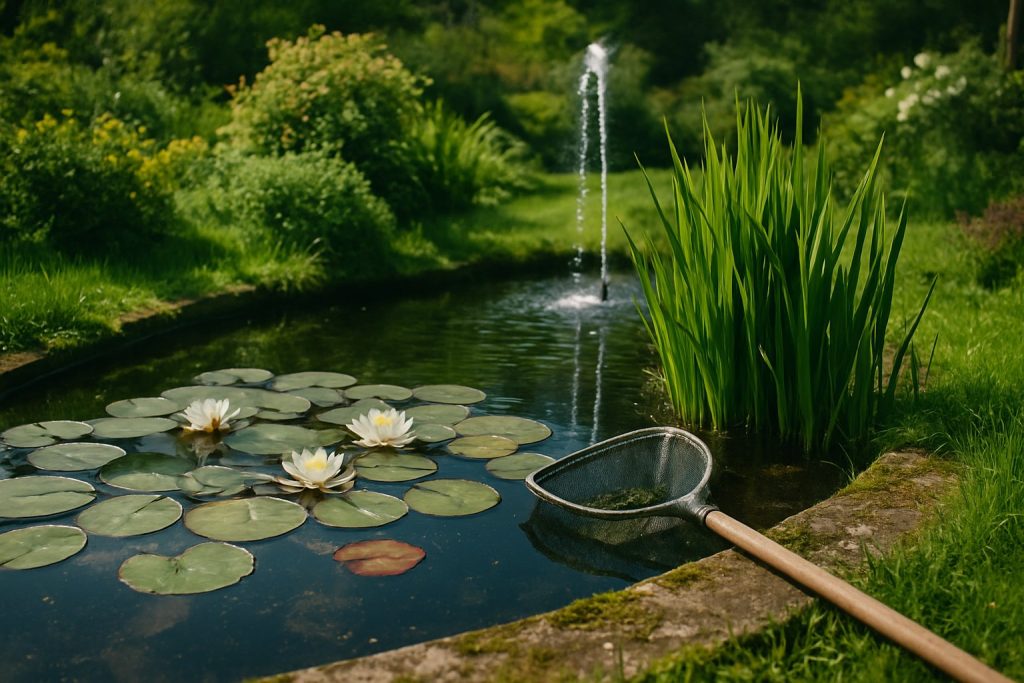 Gartenteich im Frühling vorbereiten 2026 – Algen bekämpfen und Technik prüfen
