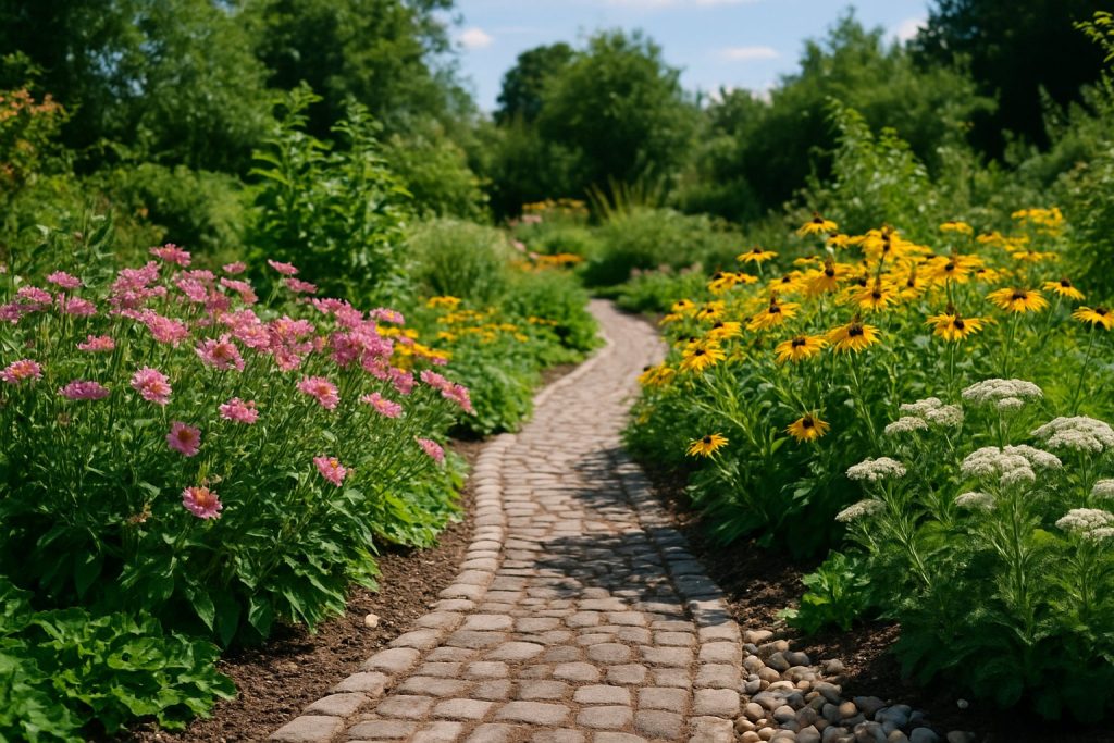 Gartenweg gestalten: Die besten Materialien im Vergleich