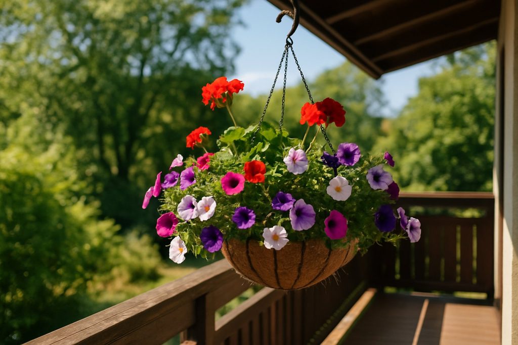 Hängeampeln bepflanzen 2026 – schöne Sommerblumen für Balkon und Terrasse