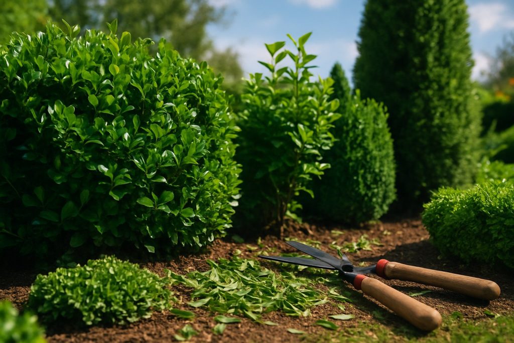 Hecke schneiden im Mai 2026 – die richtige Technik für Buchsbaum, Liguster und Thuja