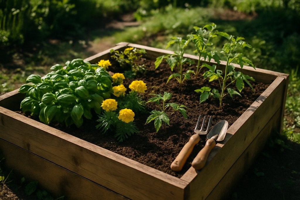 Hochbeet bepflanzen im Frühling 2026 – Die besten Kombinationen für Gemüse und Kräuter