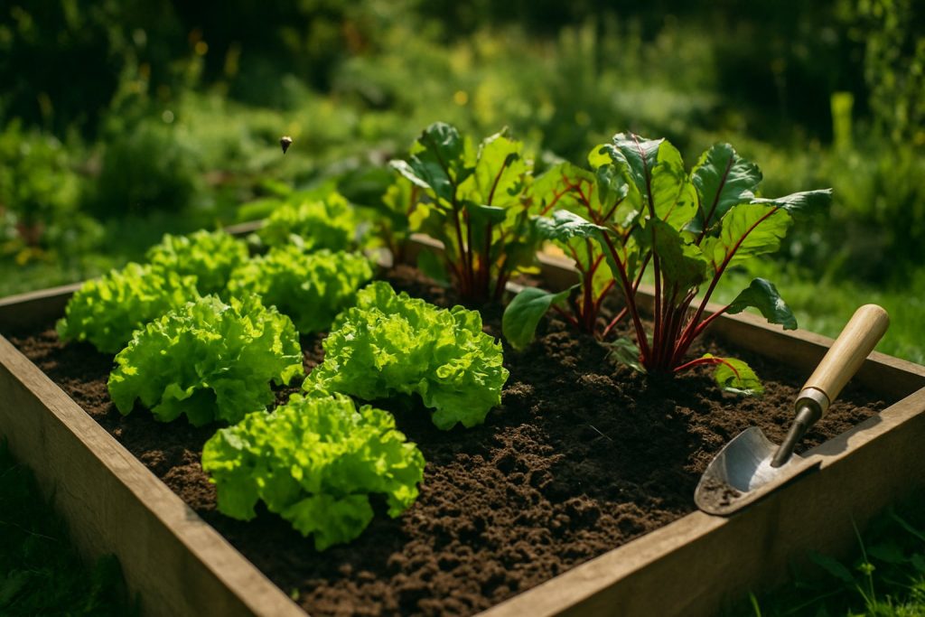 Hochbeet Nachsaat im Sommer: 2. Ernte sicher einfahren