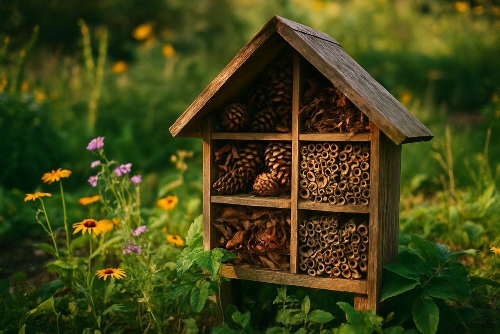 Insektenhotel selber bauen – Anleitung, Maße und die richtigen Füllmaterialien
