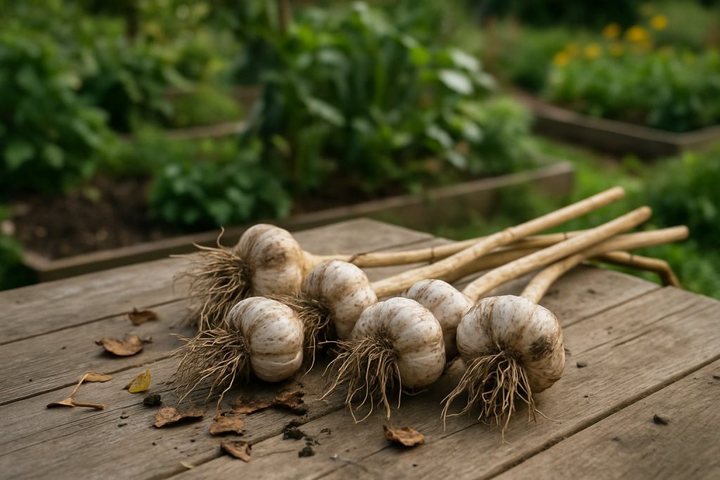 Knoblauch ernten und lagern: So bleibt er monatelang frisch