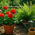 Kübelpflanzen im Sommer richtig gießen & düngen