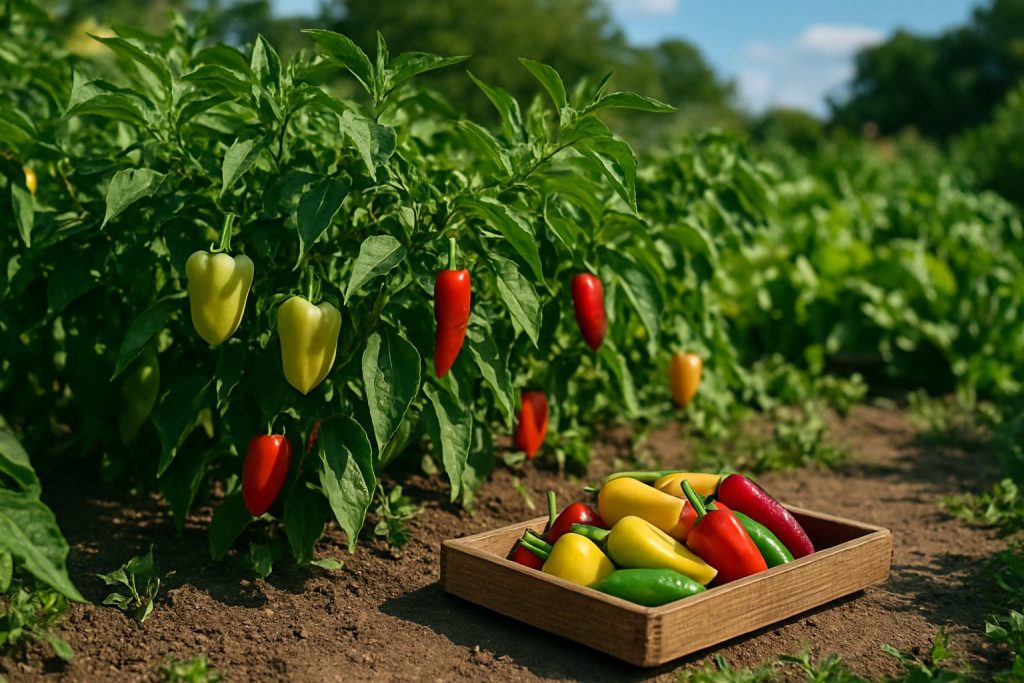 Paprika und Chili anbauen 2026 – Von der Aussaat bis zur Ernte