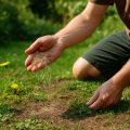 Rasen nachsäen im Sommer: Kahle Stellen richtig ausbessern