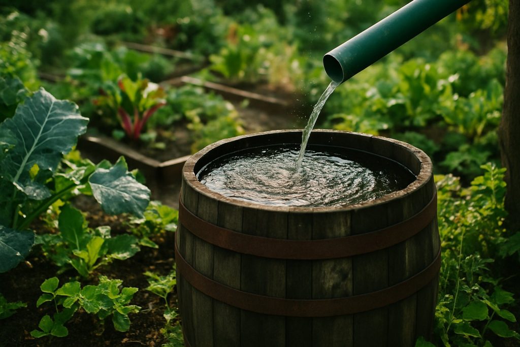 Regenwasser sammeln im Garten – Tonne, Tank und sinnvolle Nutzung
