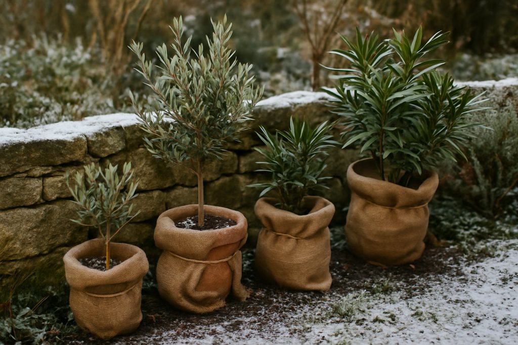 Winterschutz für Kübelpflanzen: So überstehen Oleander, Olive & Co. den Winter