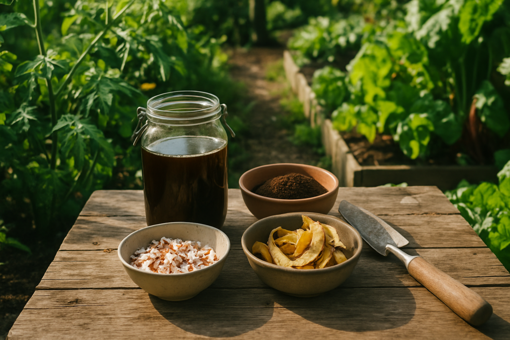 Flüssigdünger selbst herstellen: Rezepte für den Garten