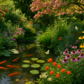 Goldfische im Gartenteich richtig pflegen im Sommer