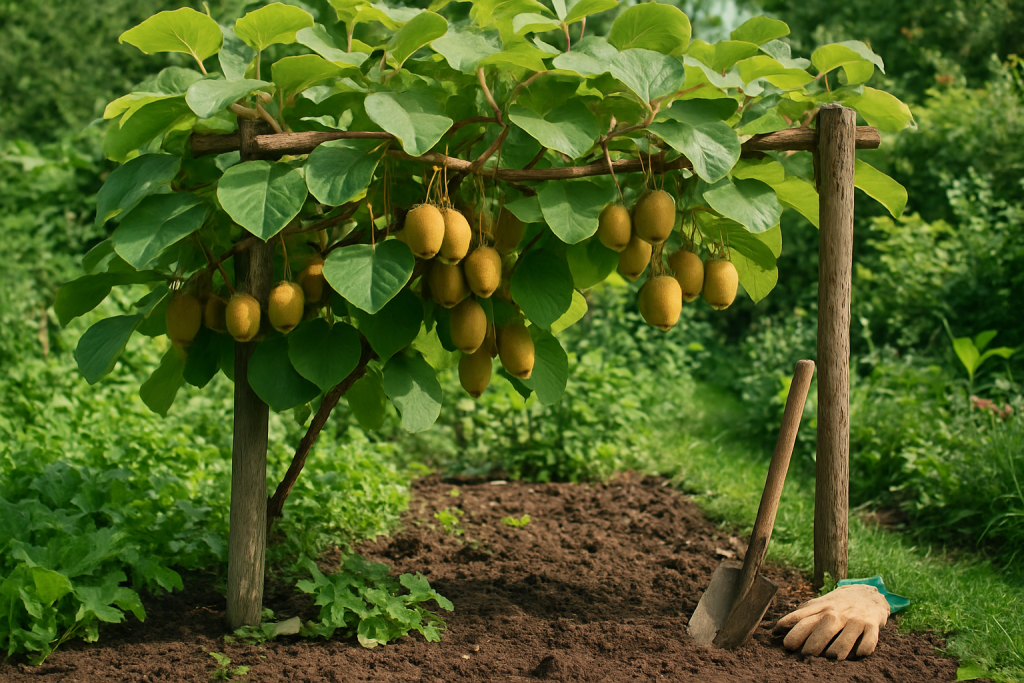 Kiwi anbauen im Garten: Sorten, Pflanzzeit & Ernte